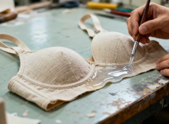 Milk White Textile Fabric Adhesive Containing 100 Percent Solid Content Designed for Textile Lamination and Assembly Processes